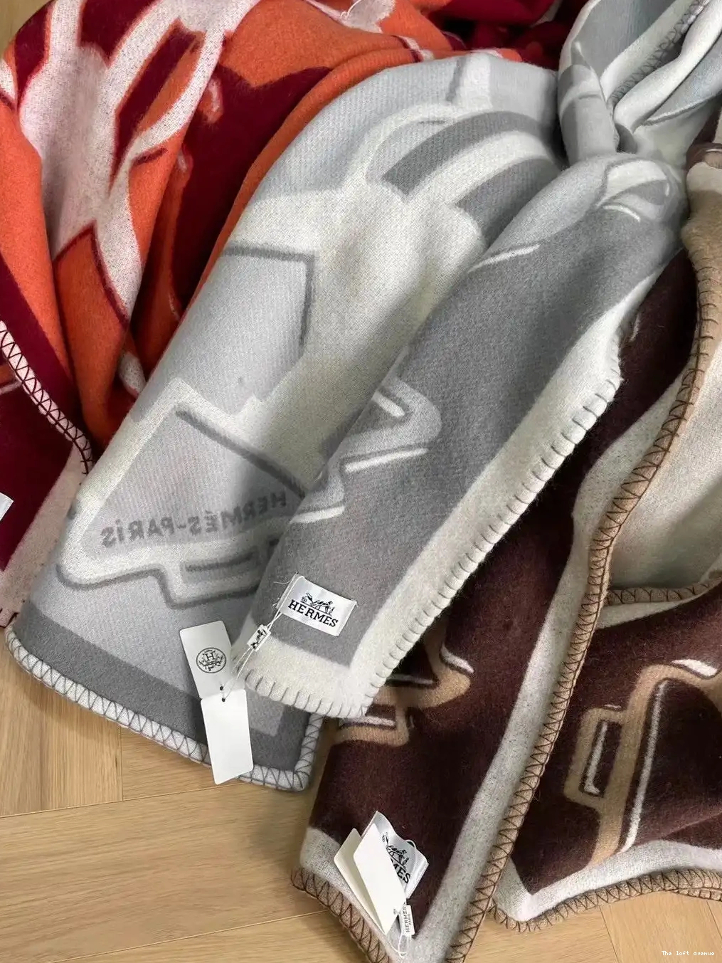 BLANKET HERMES WOOL THROW TATERSALE 0512